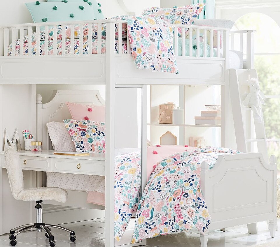 Sasha's Garden Organic Duvet Cover & Shams Pottery Barn Kids Australia